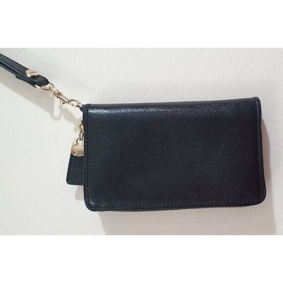 Elaine Turner zip around leather wallet with multiple CC slots - Picture 6 of 13